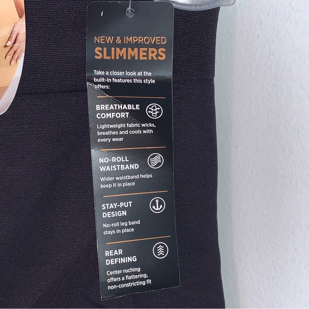 *NWT* Jockey Slimmers Breathe Mid Rise Short Shapewear - Picture 7 of 8